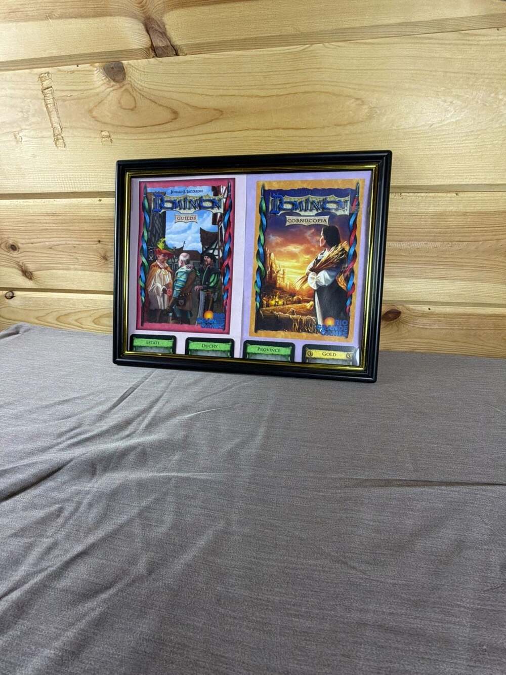 Rio Grande Games Dominion Guilds and Cornucopia Custom Framed Board Game Art
